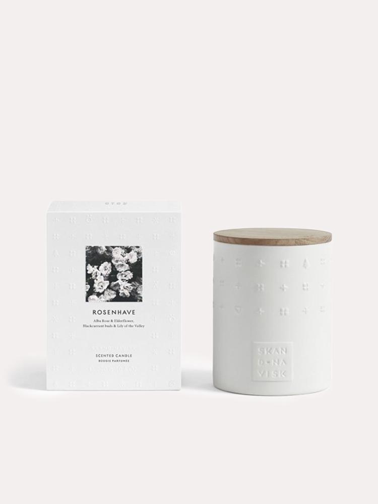 Skandinavisk Rosenhave Candle - Saint Bernard