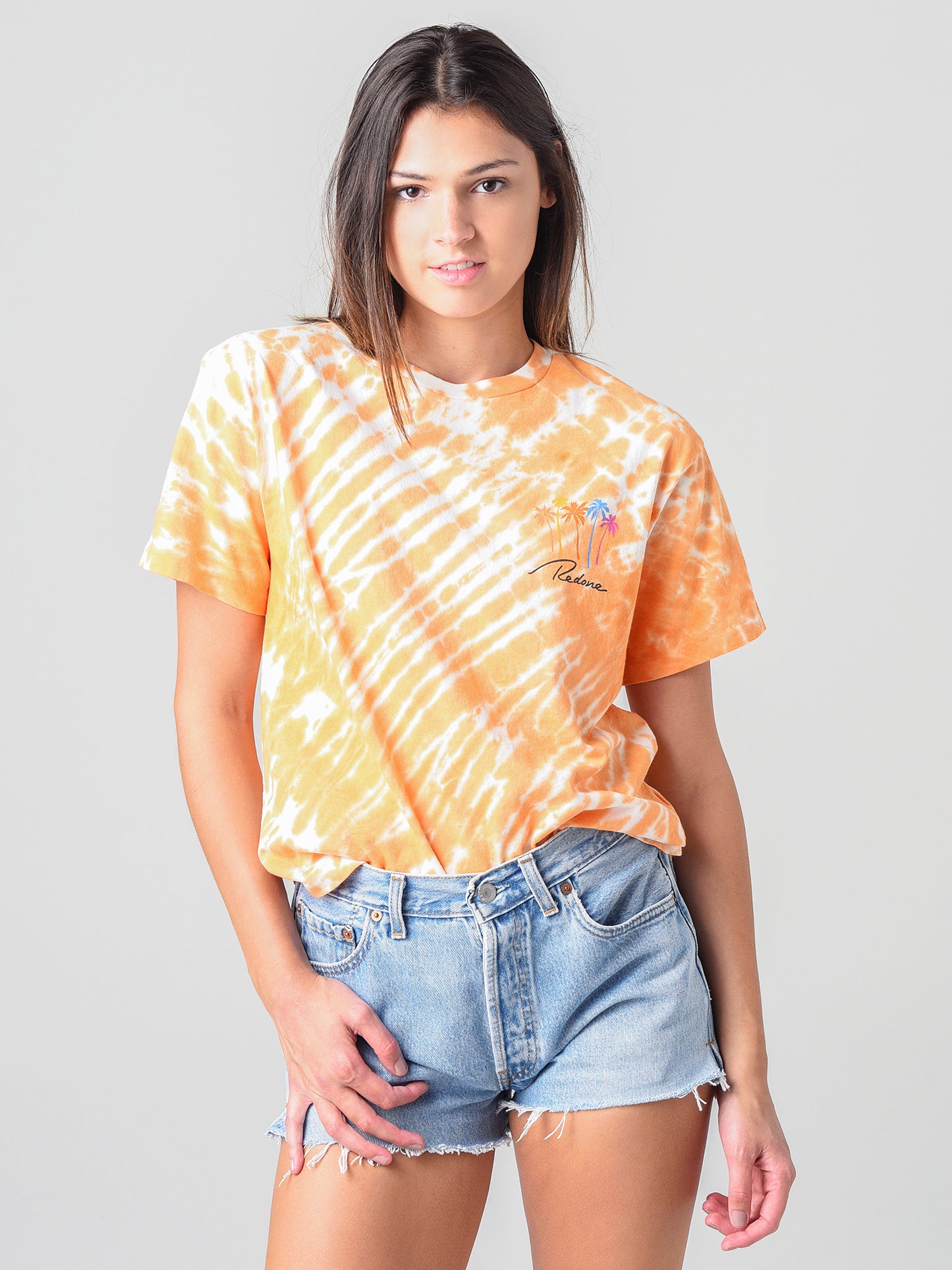 Re/Done Women's Palm 90s Oversized Tee - Saint Bernard