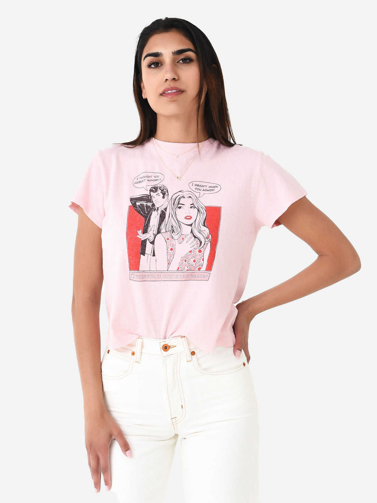 Re/Done Women's Mindreader Classic Tee - Saint Bernard