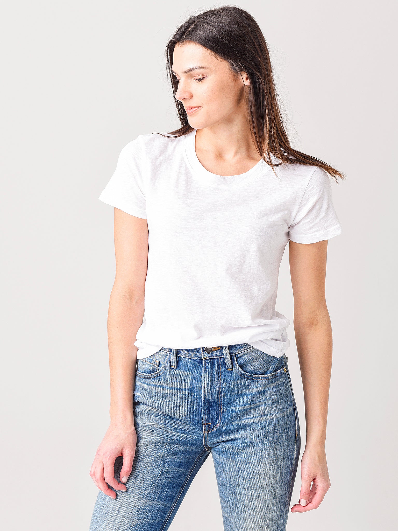 Stateside Supima Slub Baby Tee - Saint Bernard