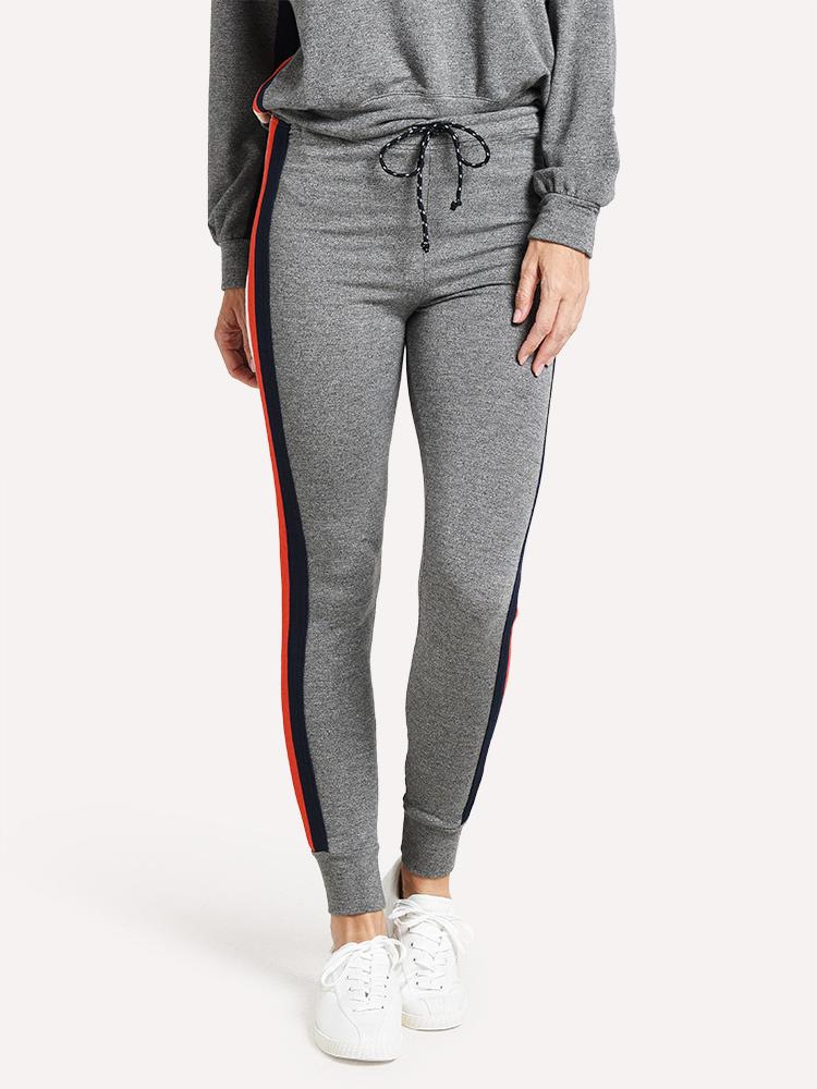 Sundry Skinny Sweatpant with Stripe Trim - Saint Bernard