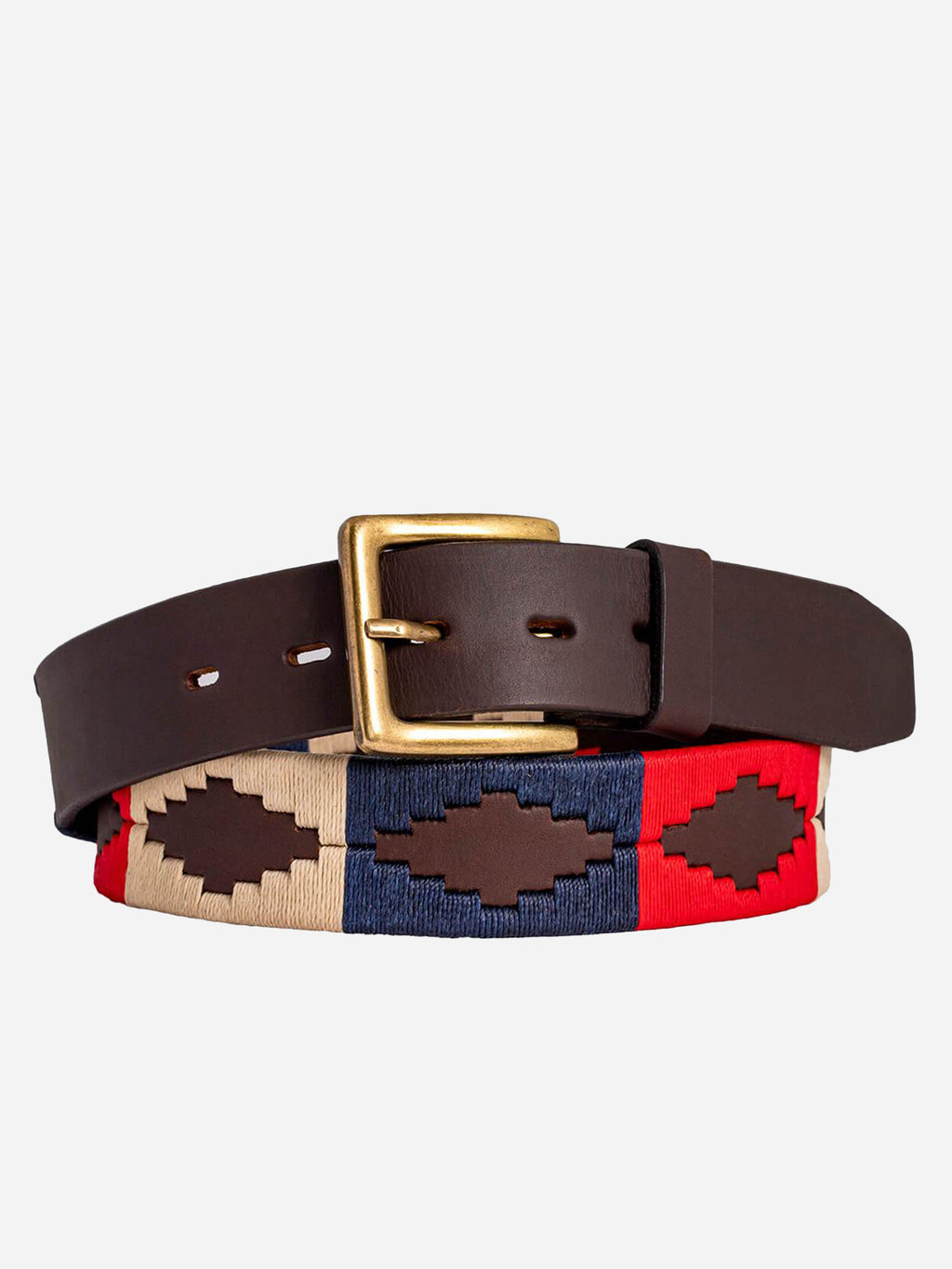 La Matera Men's El Americano Polo Belt - Saint Bernard