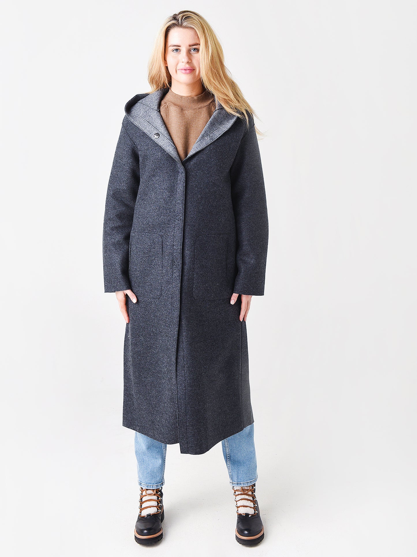 Frauenschuh Women's Olivia Hooded Wool Coat - Saint Bernard