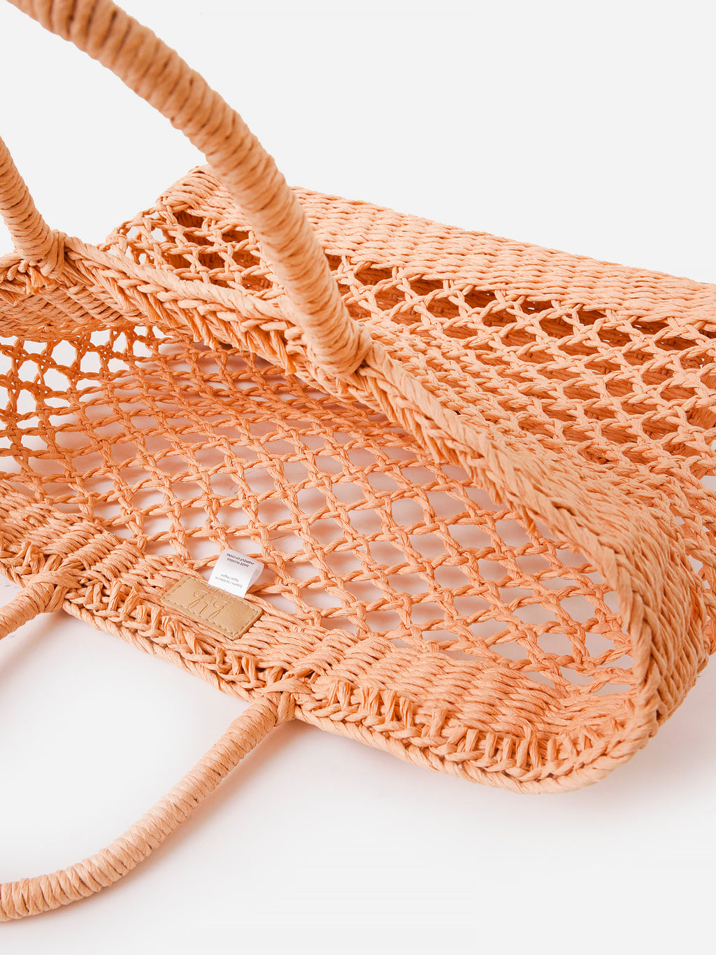BTB Sunday Morning Woven Raffia Tote Bag - Saint Bernard