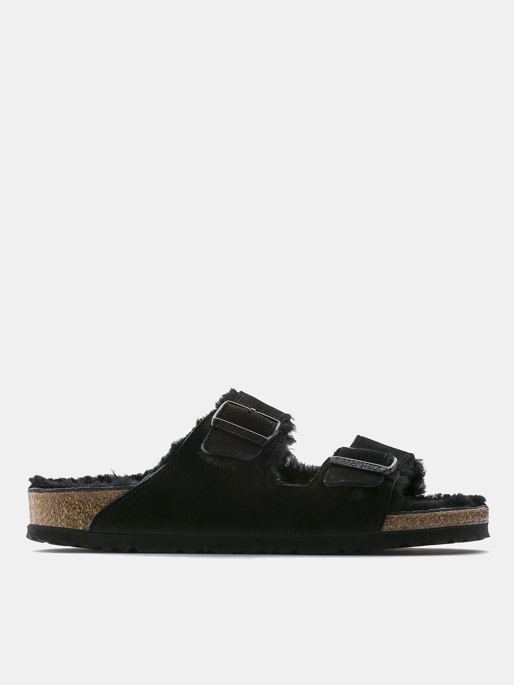 Birkenstock Women's Arizona Shearling Suede Leather Sandal - Saint Bernard