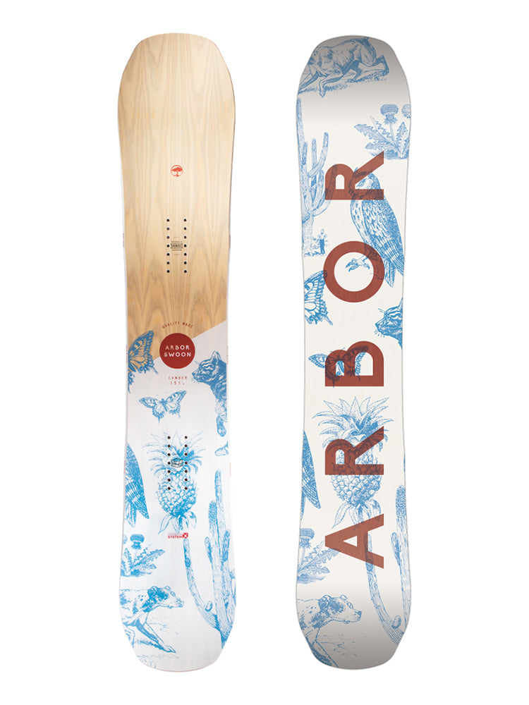 Arbor Women's Swoon Camber Snowboard 2018 - Saint Bernard