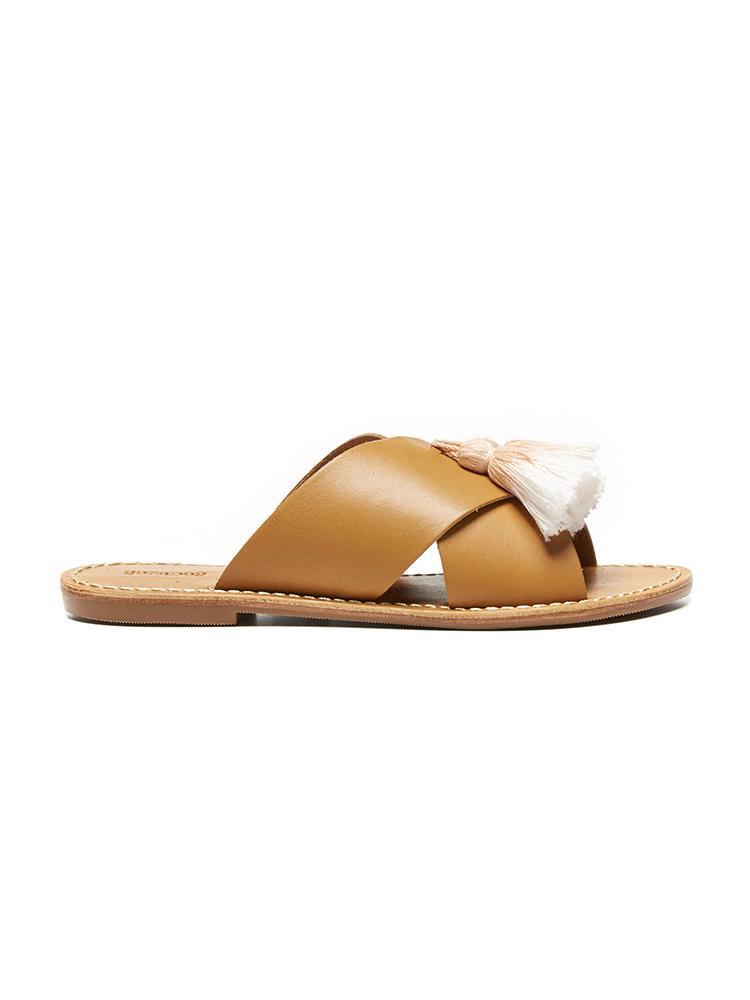 Soludos Tassel Criss Cross Sandal - Saint Bernard
