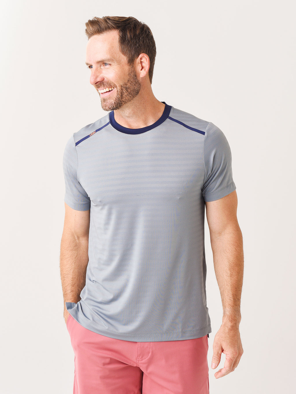 Rhone Men's Swift Short Sleeve Tee - Saint Bernard