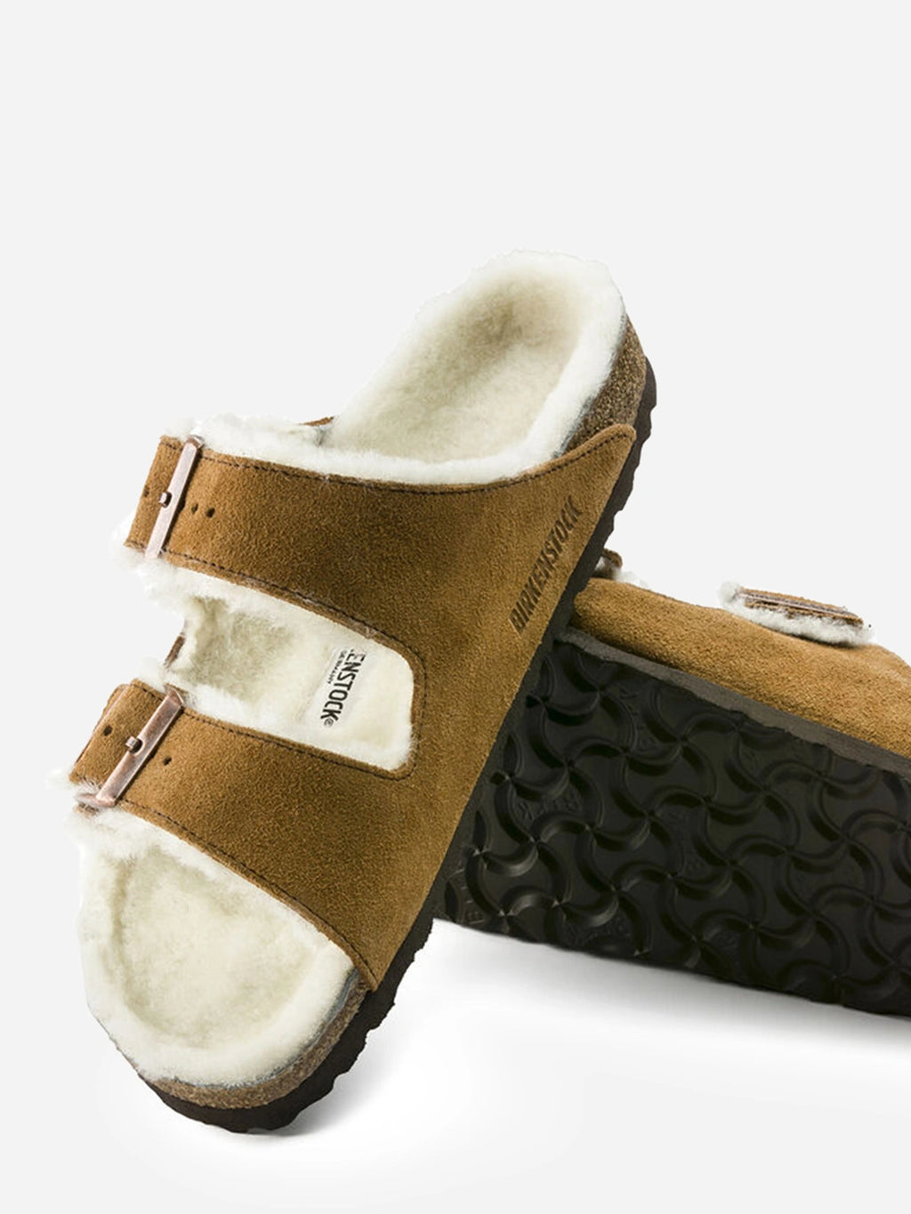 Birkenstock Women's Arizona Shearling Sandal - Saint Bernard