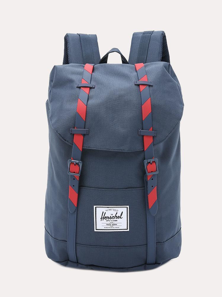 herschel backpack navy red Pop Quiz in and by Supply Co. Multi friendly reinforced bottom Herschel Backpack Blue With Red