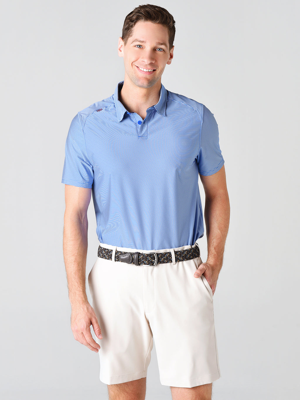 Rhone Men's Rhone Commuter Sport Polo - Saint Bernard
