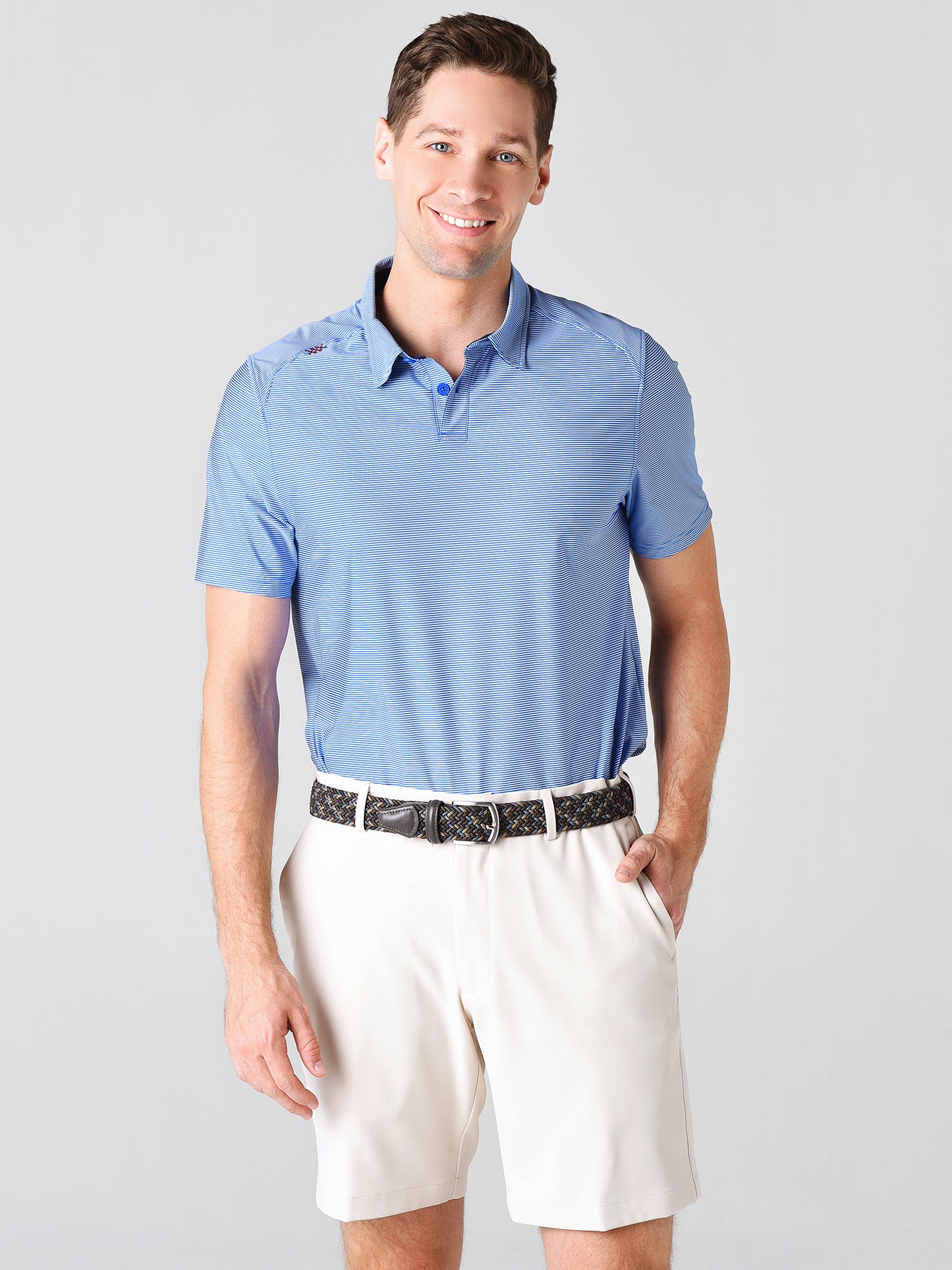 Rhone Men's Rhone Commuter Sport Polo - Saint Bernard