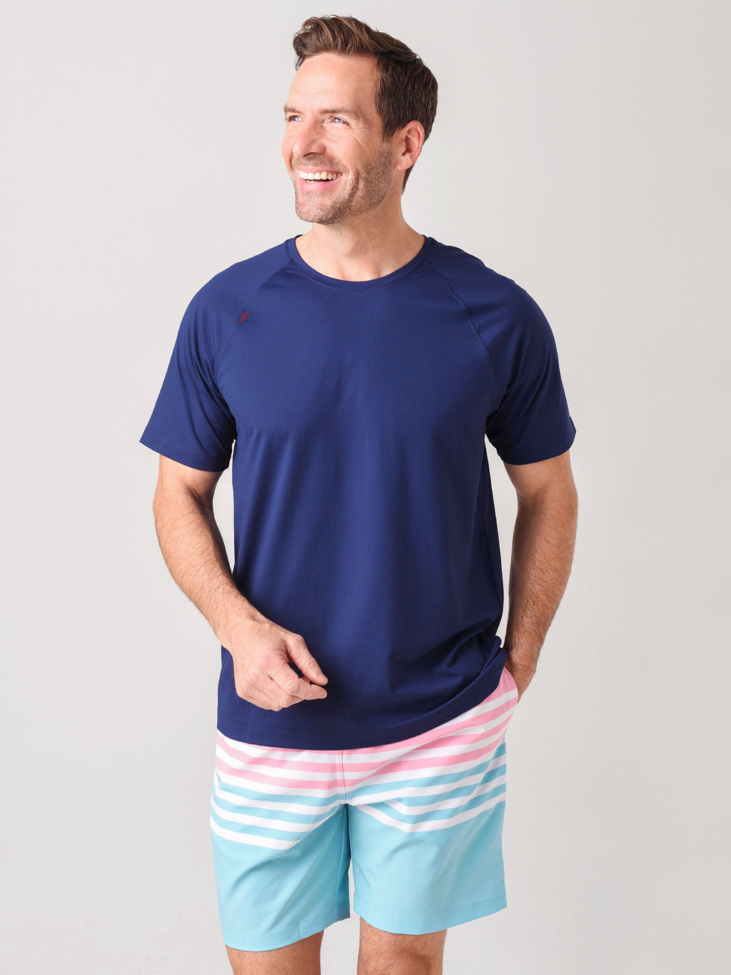Rhone Men's Reign Short-Sleeve Tee - Saint Bernard
