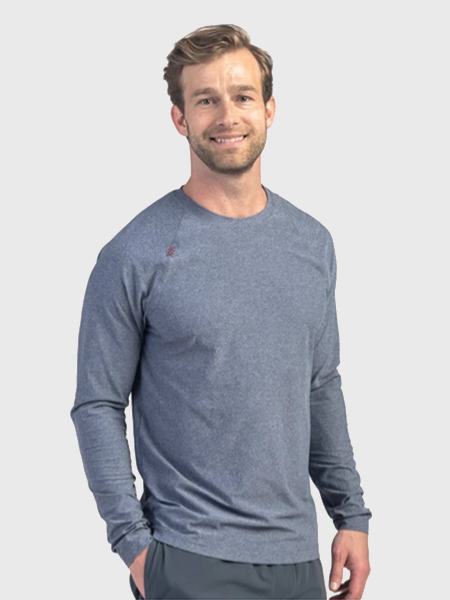 Rhone Men's Reign Long-Sleeve Tee - Saint Bernard