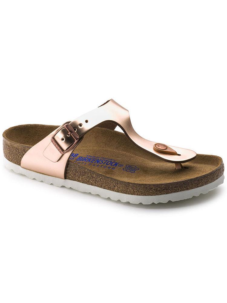 Birkenstock Gizeh Soft Footbed Leather Sandal - Saint Bernard