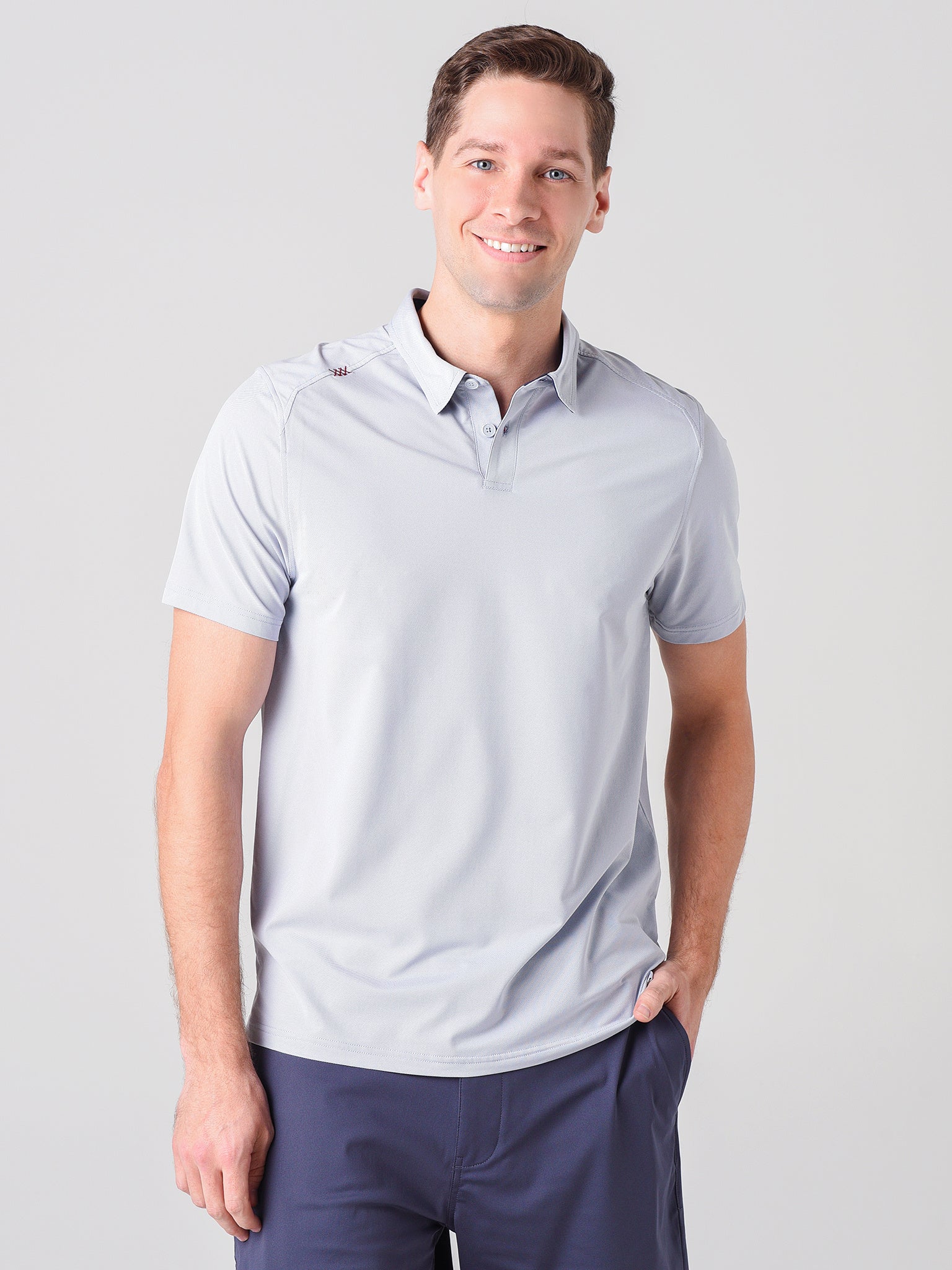 Rhone Men's Commuter Sport Polo - Saint Bernard