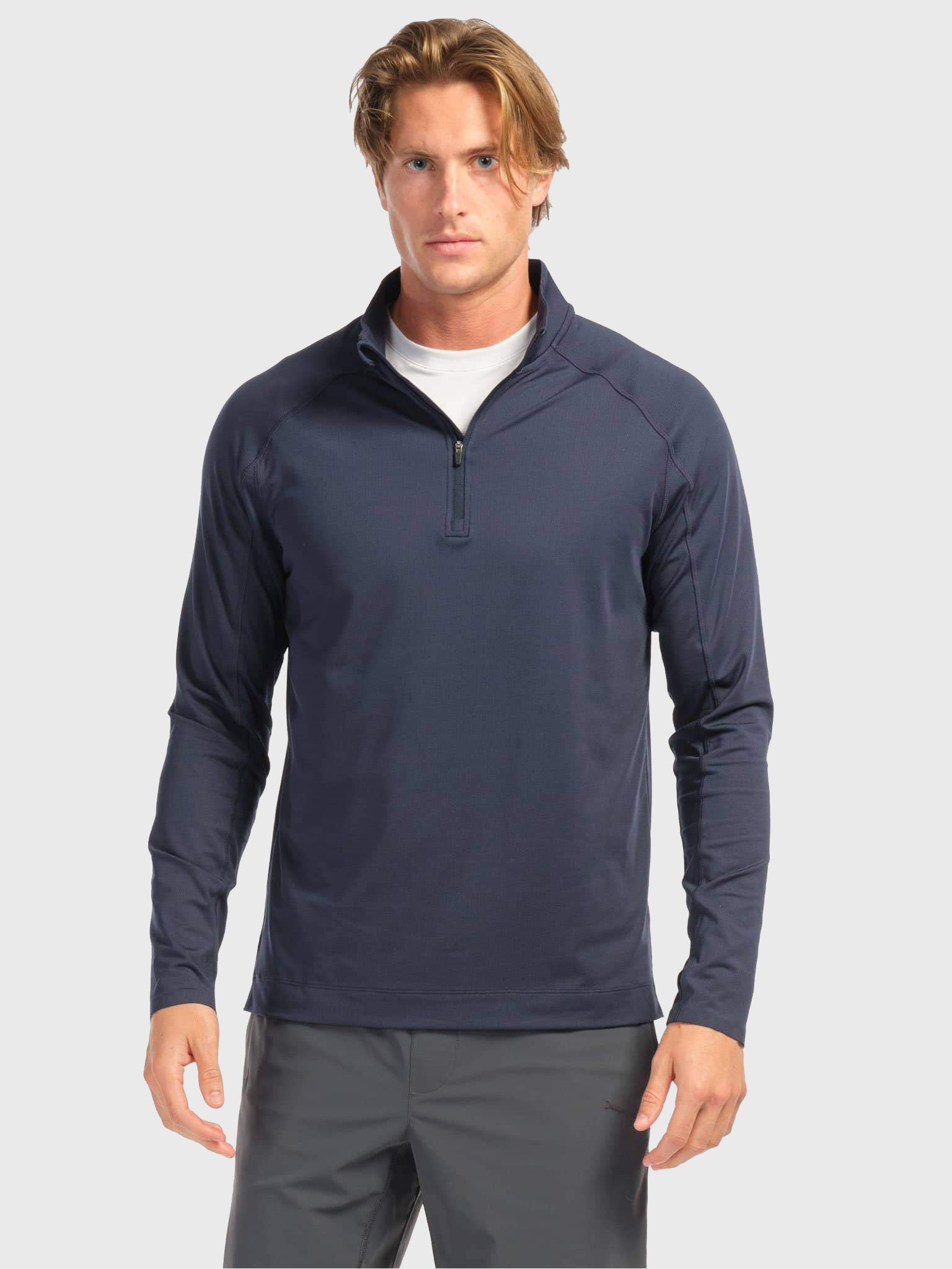 Rhone Men's Courtside Quarter-Zip Pullover - Saint Bernard