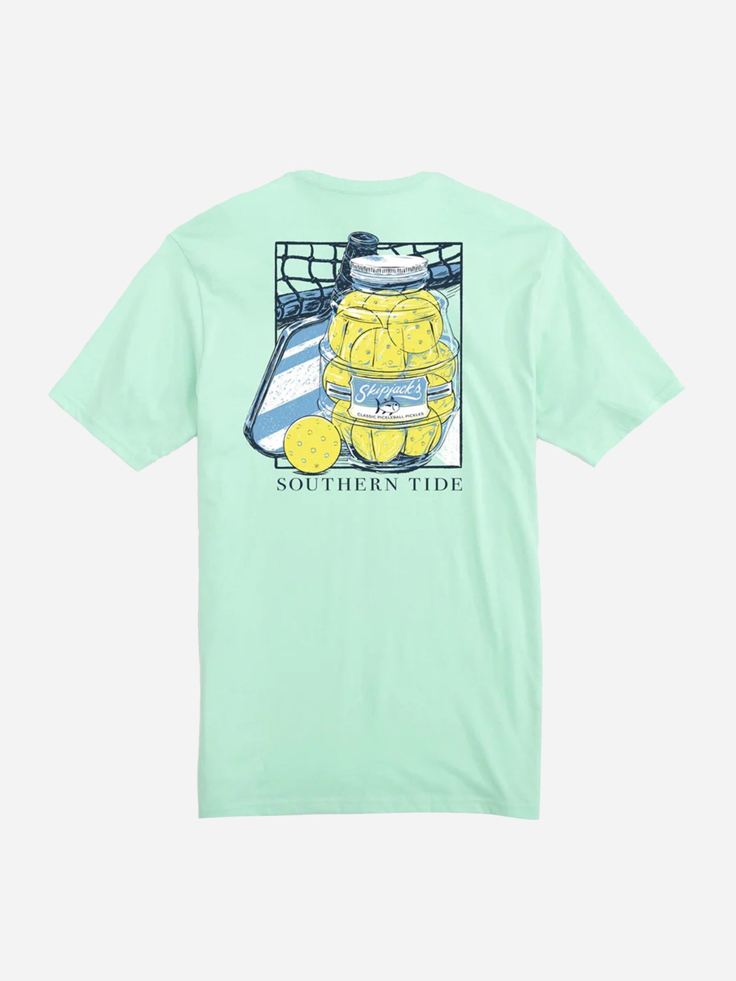 Southern Tide Men's Pickleball Pickle Jar Short Sleeve T-Shirt