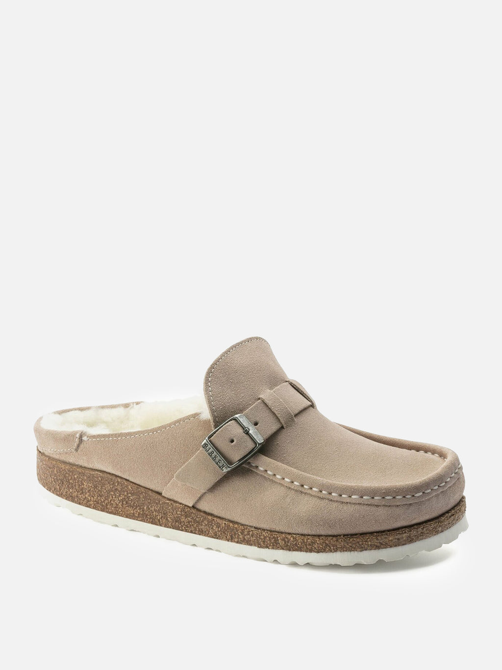 Birkenstock Women's Buckley Shearling Leather Clog - Saint Bernard