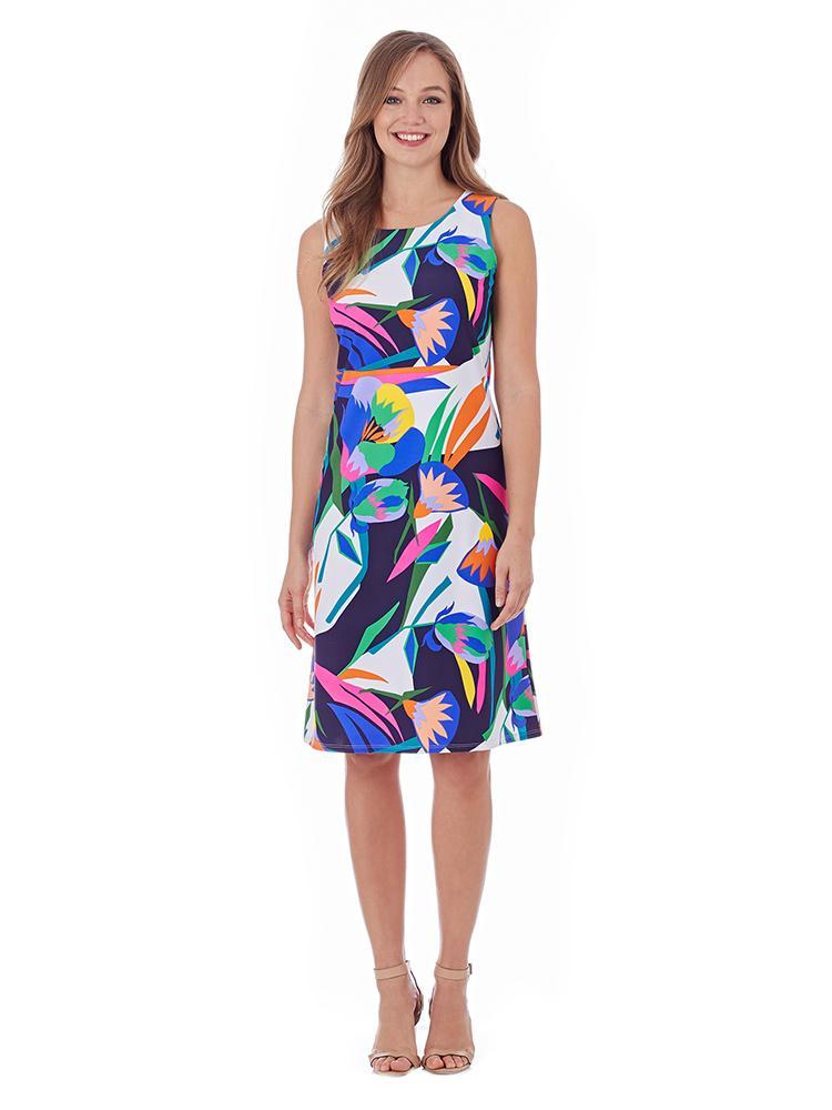 Jude Connally Beth Shift Dress Long - Saint Bernard