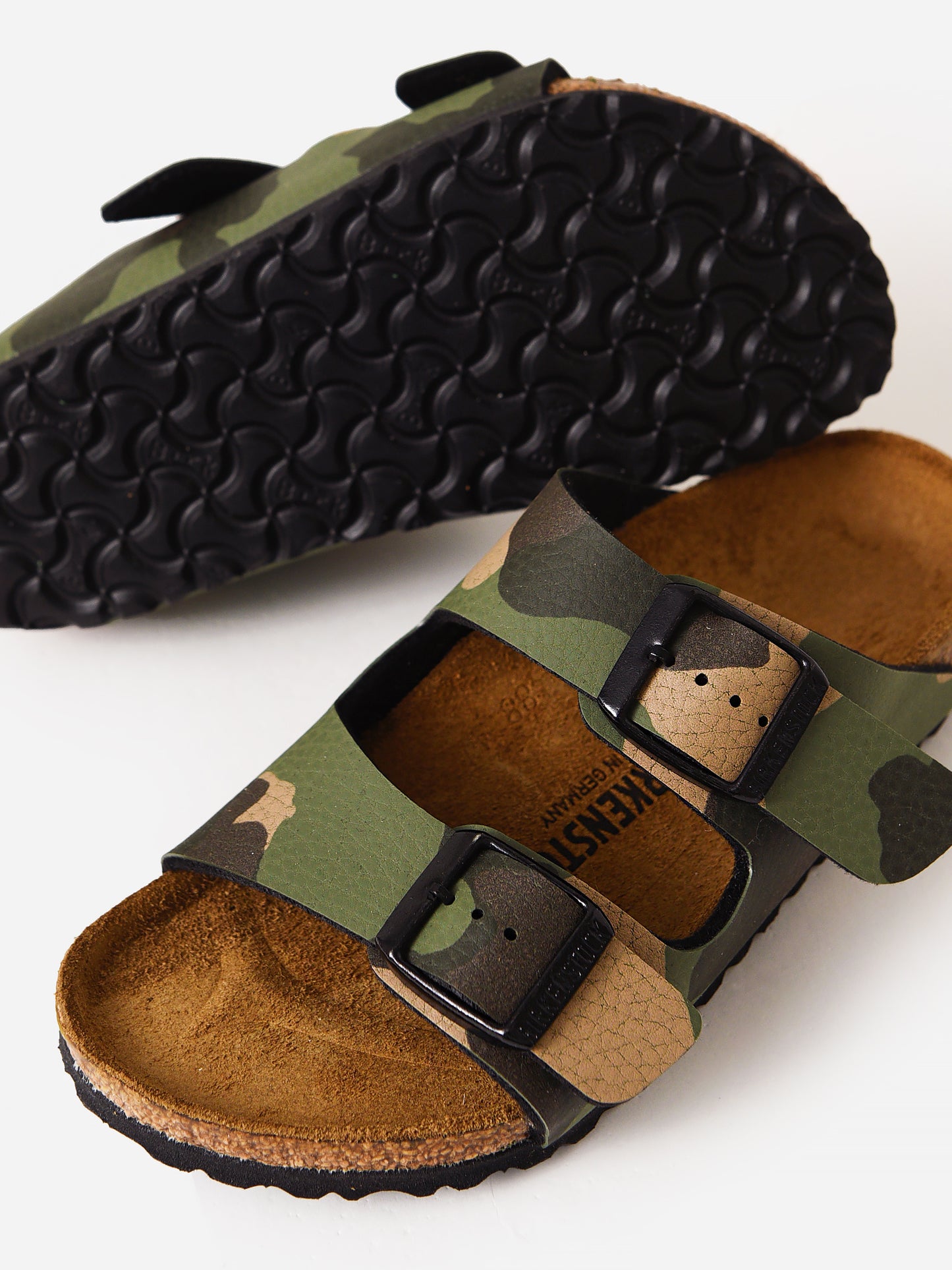 Birkenstock Boys' Camo Sandal - Saint Bernard