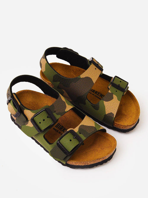 Birkenstock Boys' Milano Camo Sandal