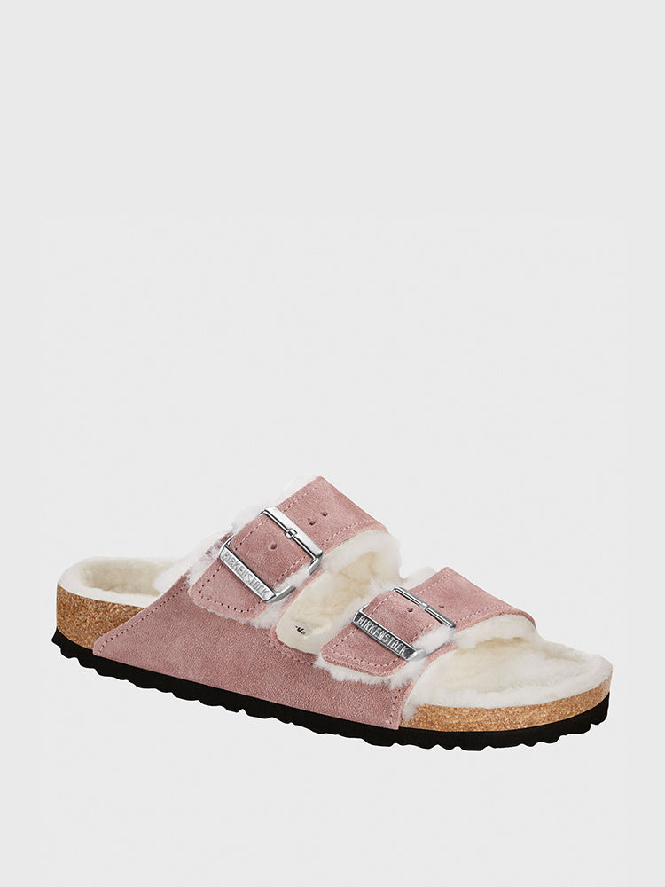 Birkenstock Women's Arizona Shearling Sandal - Saint Bernard