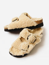 Birkenstock Women's Arizona Big Buckle Shearling Sandal - Saint Bernard