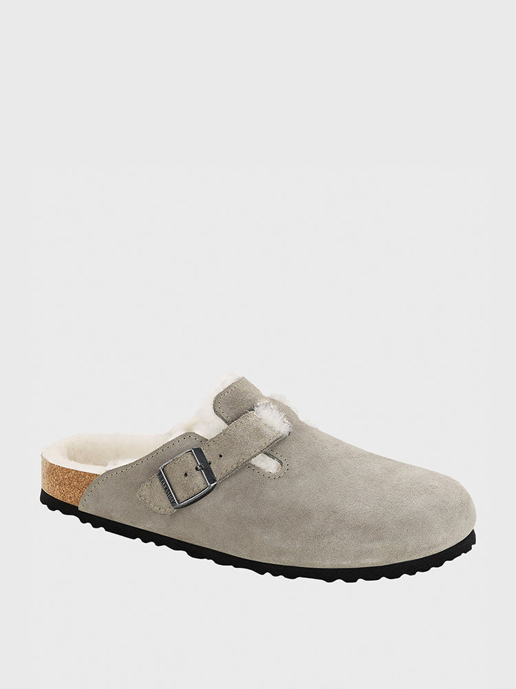 Birkenstock Women's Boston Shearling Clogs - Saint Bernard