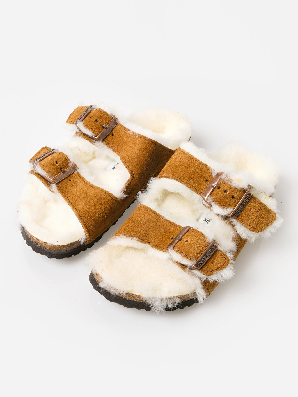 Birkenstock Kids' Arizona Shearling Sandal - Saint Bernard
