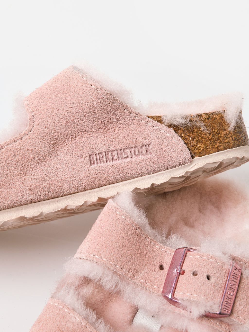 Birkenstock Kids' Arizona Shearling Sandal - Saint Bernard
