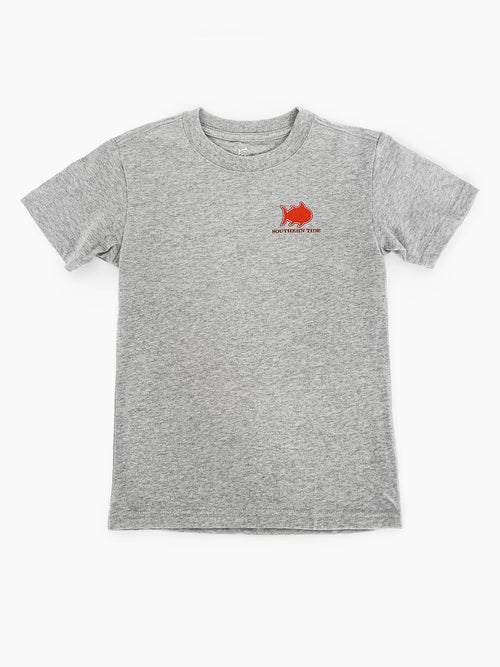 Southern Tide Boys' Football Filled Skipjack T-Shirt