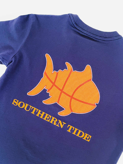 Southern Tide Boys' Basketball Filled Skipjack T-Shirt