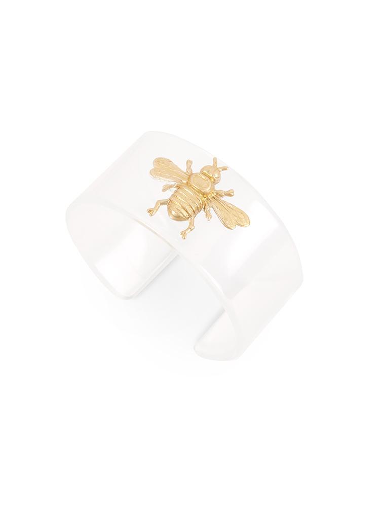 Neely Phelan Lucite Bee Cuff - Saint Bernard
