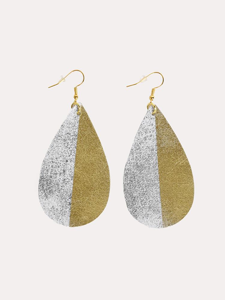 The Crowns Medium Teardrop Earring - Saint Bernard
