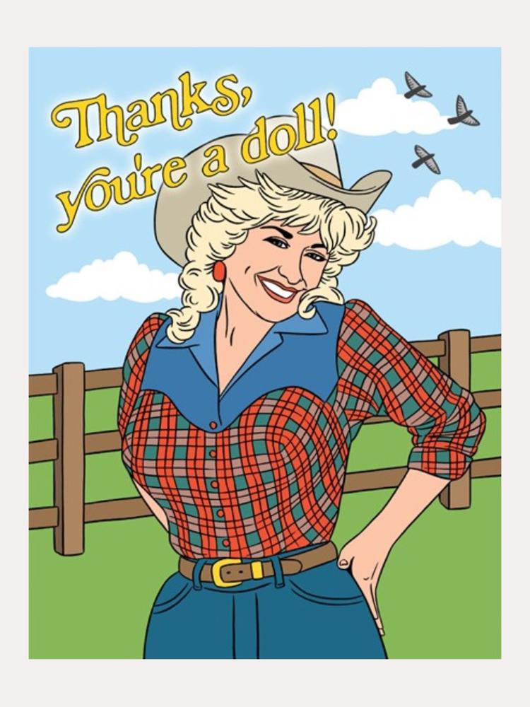 The Found Thanks, You're a Doll Card - Saint Bernard