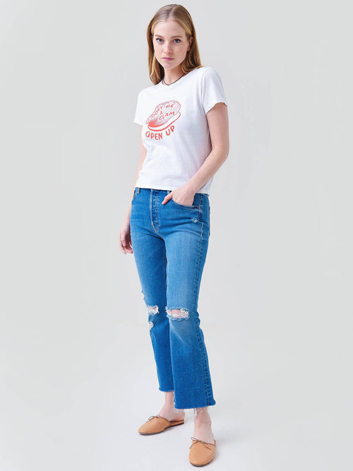 Mother Women's The Tripper Ankle Fray Jean