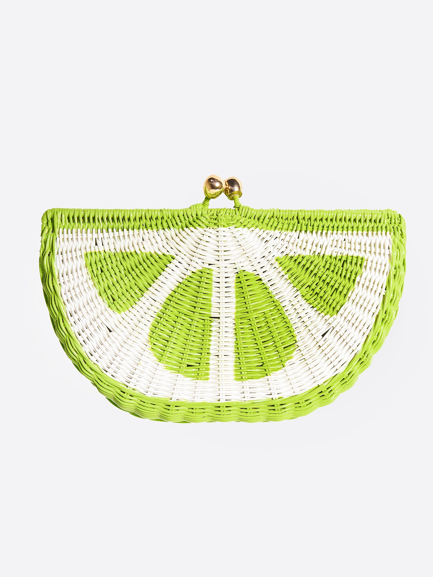 Serpui Marie Wicker Lemon Clutch - Saint Bernard