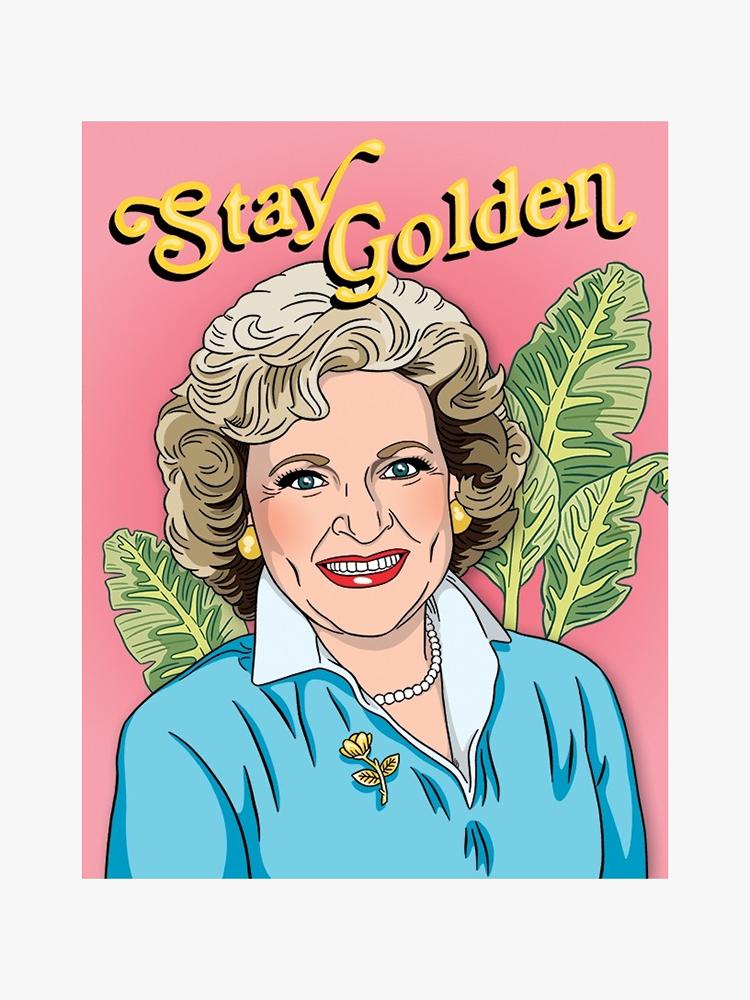 The Found Betty White Happy Birthday Card - Saint Bernard