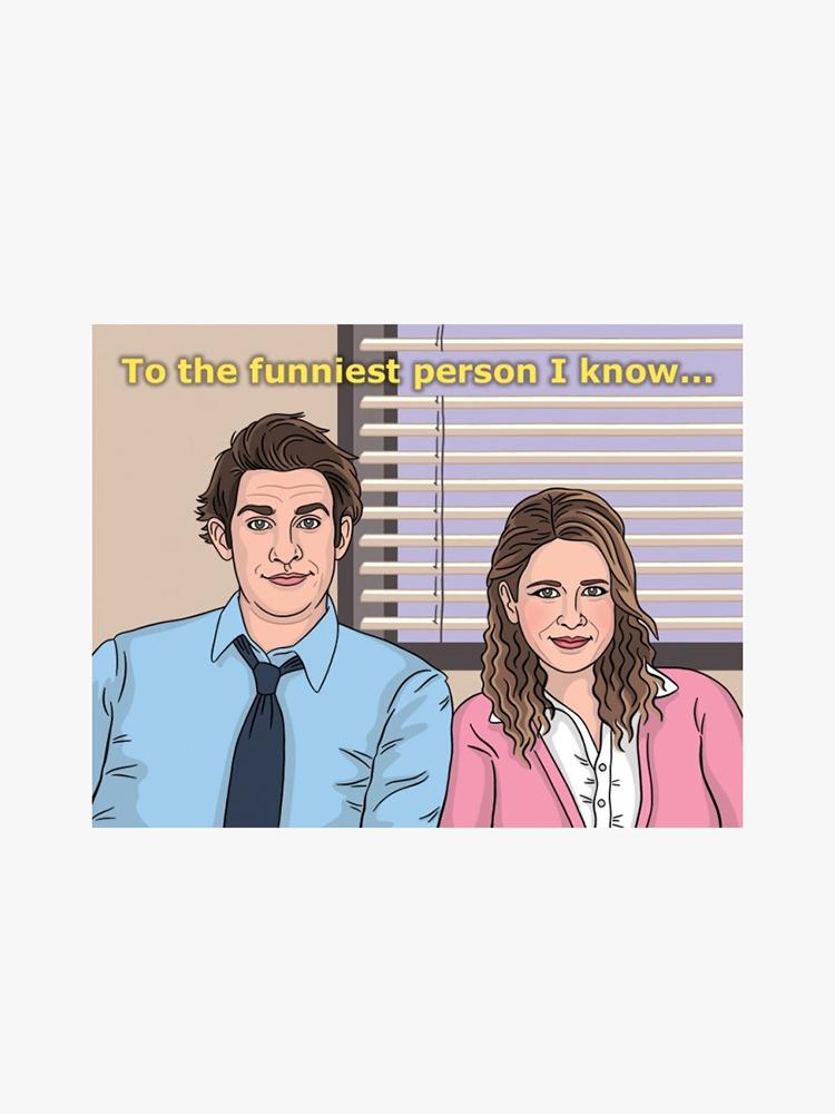 The Found Jim And Pam Love Card