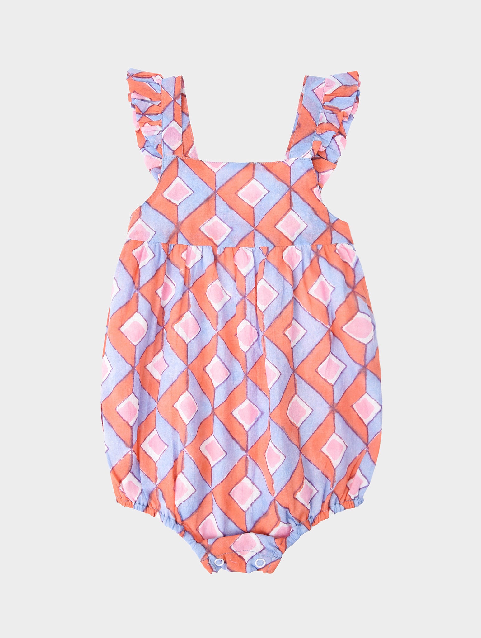 Oliphant Little Girls' Baby Diamond Bubble - Saint Bernard