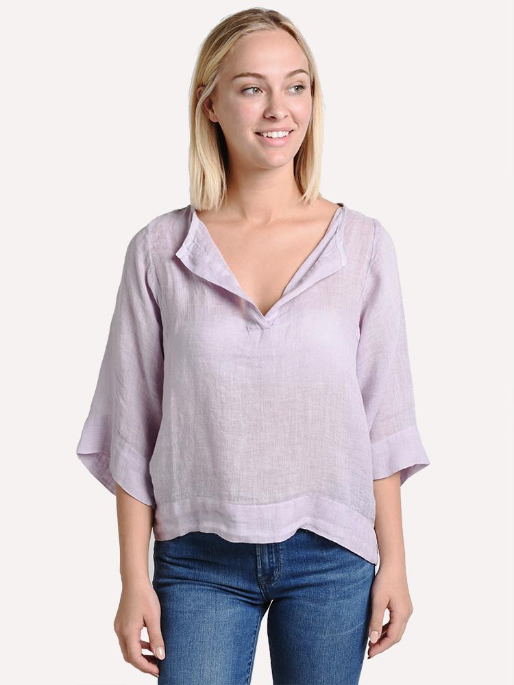 Stark X Boxy Placket Top - Saint Bernard