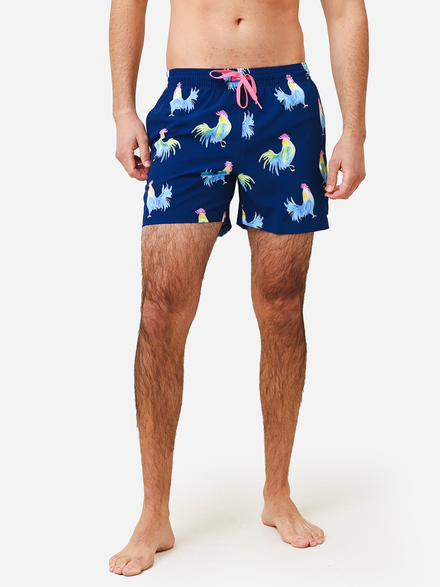 Men's Chubbies The Fowl Plays 5.5-inch Swim Trunks - Large / Navy
