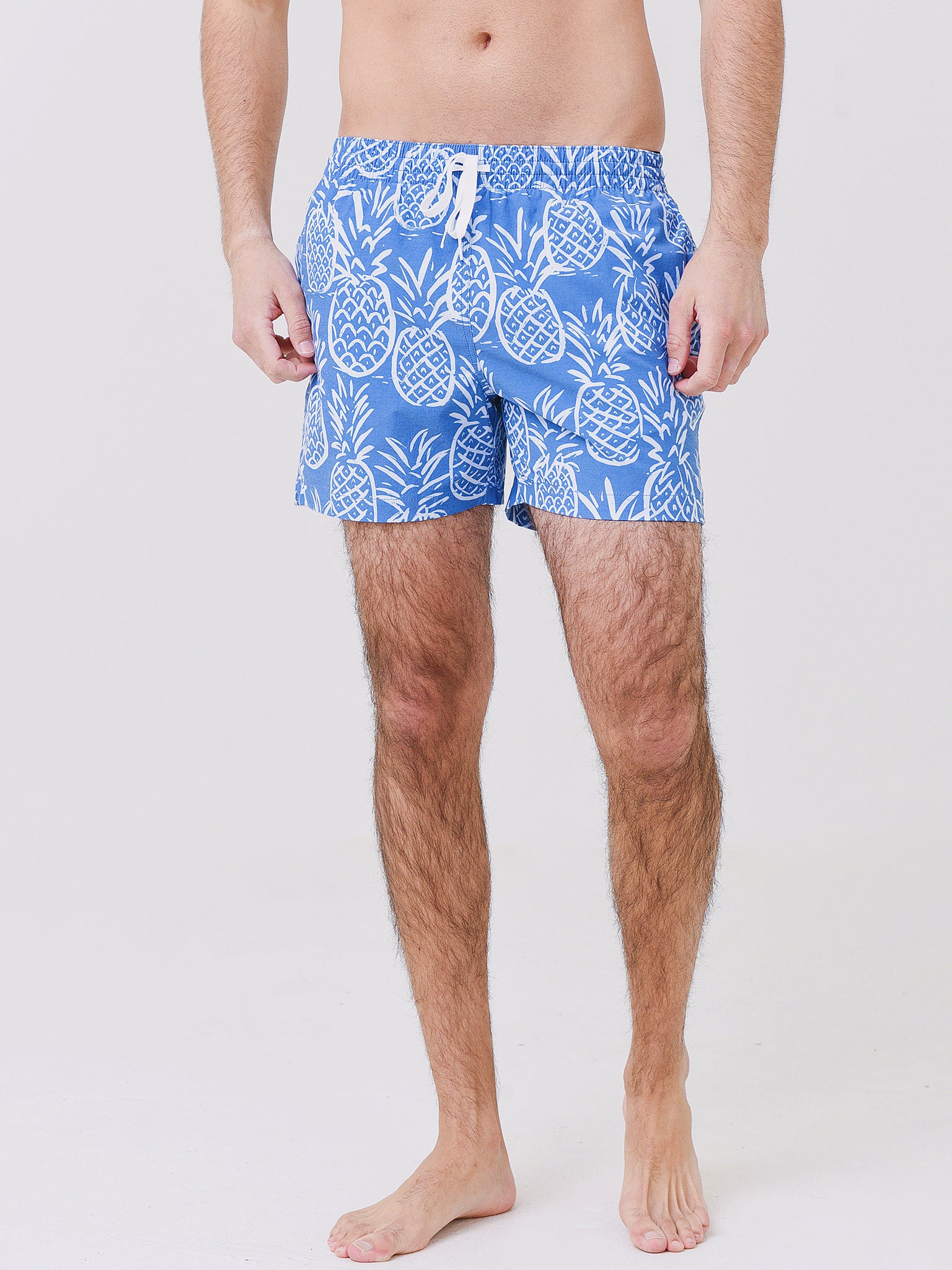 Chubbies Men's The Thigh-Napples Swim Trunk - Saint Bernard