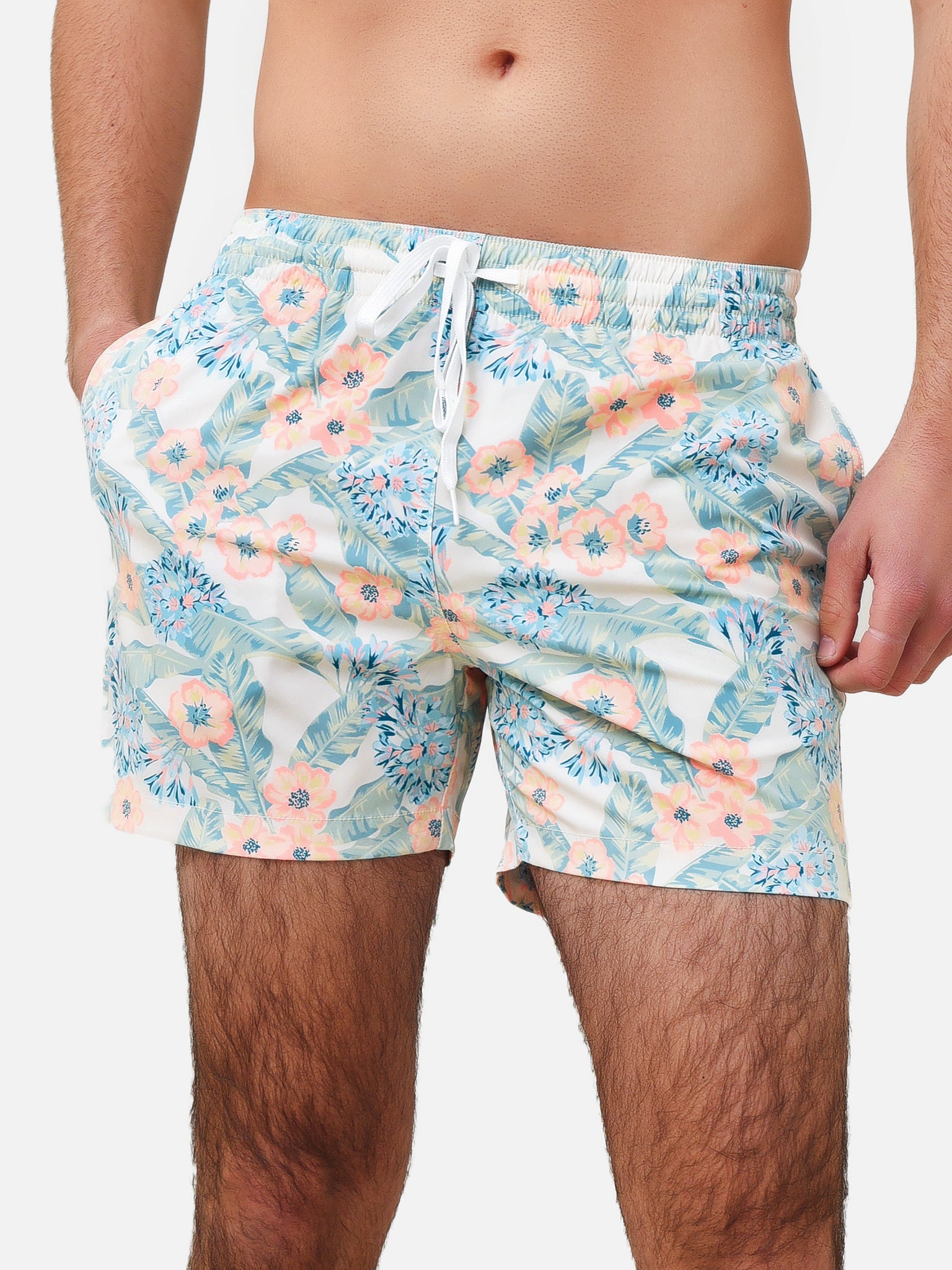 Chubbies Men's The Veranda Nights 5.5" Swim Trunk - Saint Bernard