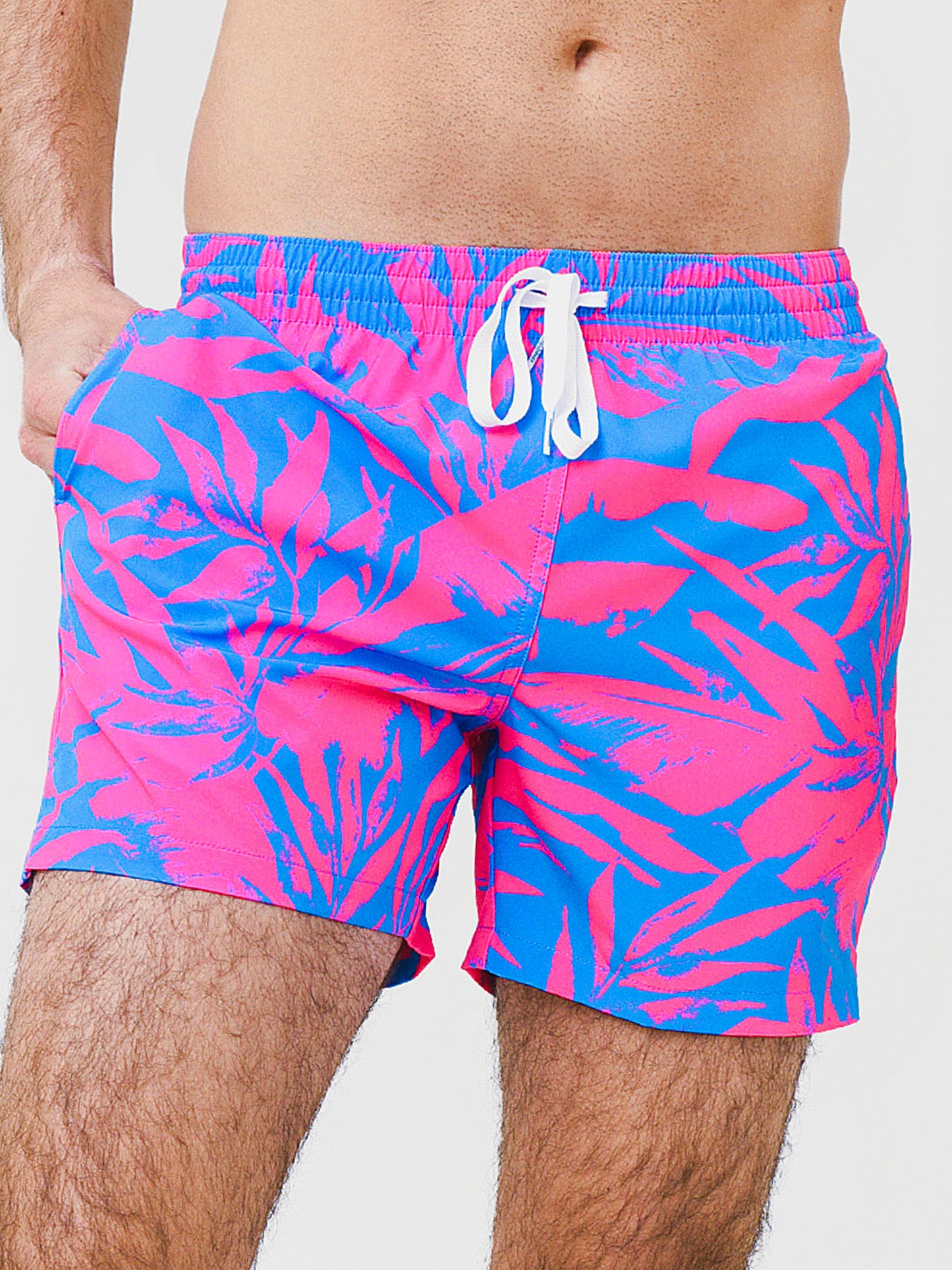 Chubbies Men's The Palm Springers 5.5" Swim Trunk - Saint Bernard