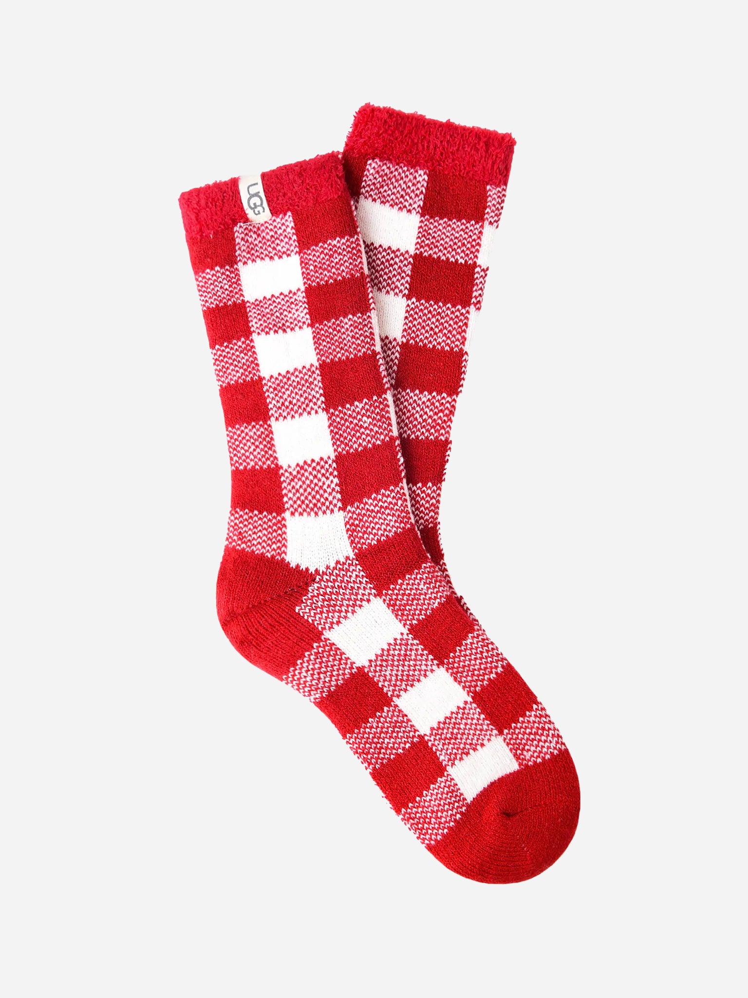 Ugg Women's Vanna Check Fleece-Lined Sock - Saint Bernard