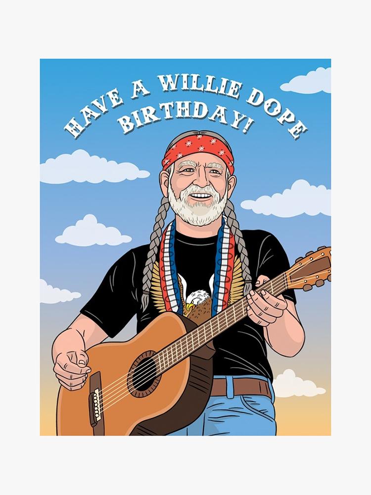 The Found Have A Willie Dope Birthday Card - Saint Bernard