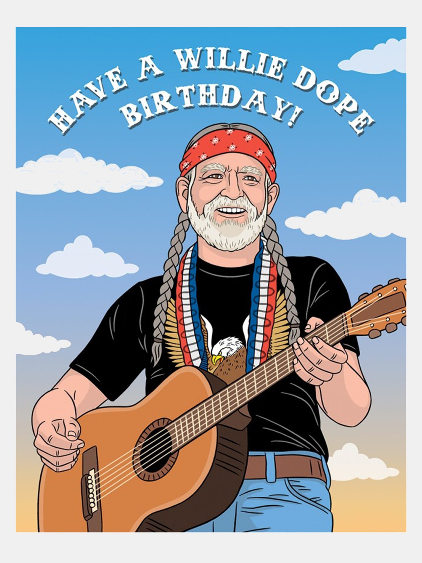 The Found Have A Willie Dope Birthday Greeting Card