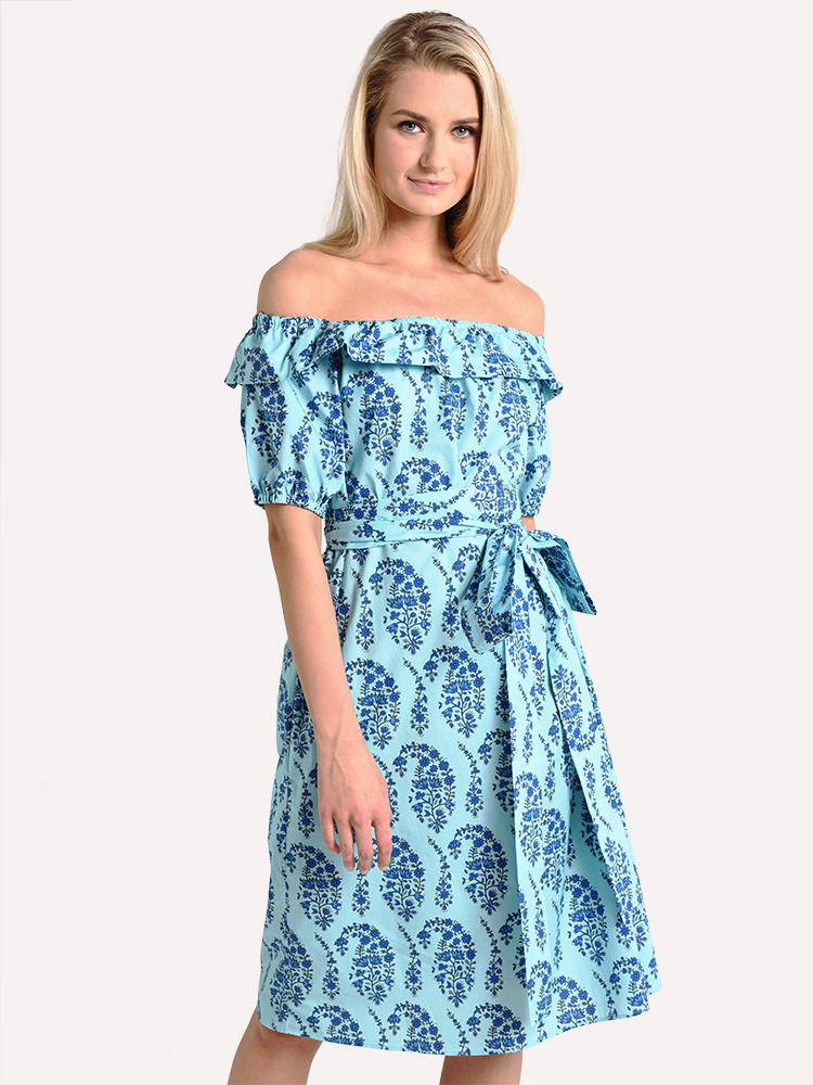 MDS Stripes Amy Dress - Saint Bernard